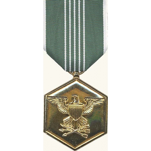GOLD ANODIZED US ARMY COMMENDATION MEDAL 