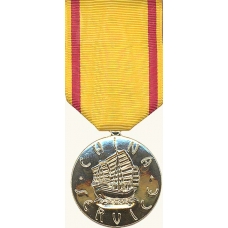 Anodized China Service Medal