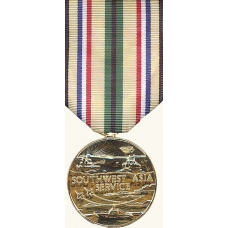 Anodized South West Asia Service Medal