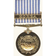 Anodized Mini United Nations Service Medal (Korea)Medal