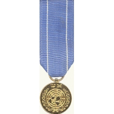 Anodized Mini United Nations Medal